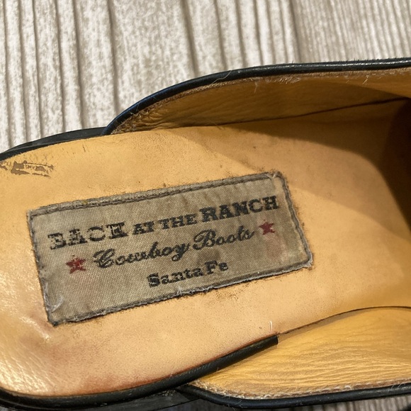 Back At The Ranch Leather Western Mules - Picture 5 of 15